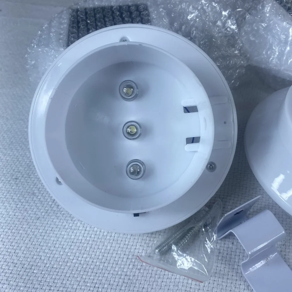 Bell+Howell Gutter Lights Solar Powered Outdoor LED Set of 6 Weatherproof White